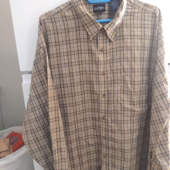 Men's  Puritan button down size 2XL Extra large - Picture 2 of 7